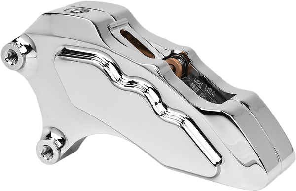 Hawg Halters Inc LHSAB6013 6-Piston Single Disc Front Brake Caliper - Black - sxspowersports
