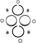 James Gasket 65324-83-KWG1 Exhaust Port Gasket Kit - Graphite Wire Gaskets and Chrome Acorn Nuts - sxspowersports