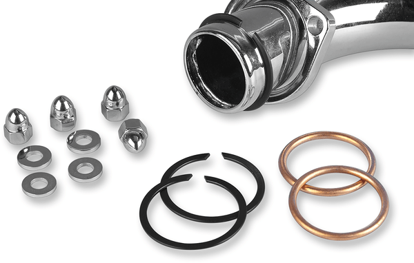 James Gasket 65324-83-KWG1 Exhaust Port Gasket Kit - Graphite Wire Gaskets and Chrome Acorn Nuts - sxspowersports