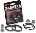 James Gasket 65324-83-KWG2 Exhaust Port Gasket Kit - Graphite Wire Gaskets and Heavy-Duty Hex Nuts - sxspowersports