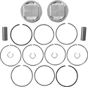 J.E. Pistons 317212 Piston Kit (1745cc., 3.937in. Bore) - Standard, 10.75:1 Compression - sxspowersports