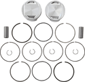 J.E. Pistons 324720 Piston Kit (1595cc., 3.937in. Bore) - Standard, 9.5:1 Compression - sxspowersports