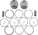 J.E. Pistons 324722 Piston Kit (1595cc., 3.937in. Bore) - Standard, 10.5:1 Compression - sxspowersports