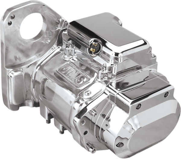 Jims 8028DS 5-Speed Transmission Assembly - Plain Aluminum Case - Standard Ratio - sxspowersports