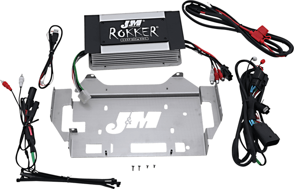 J&M JAMP-800HC14SGP Rokker 800W 4-Channel Programmable Amp Kits - sxspowersports