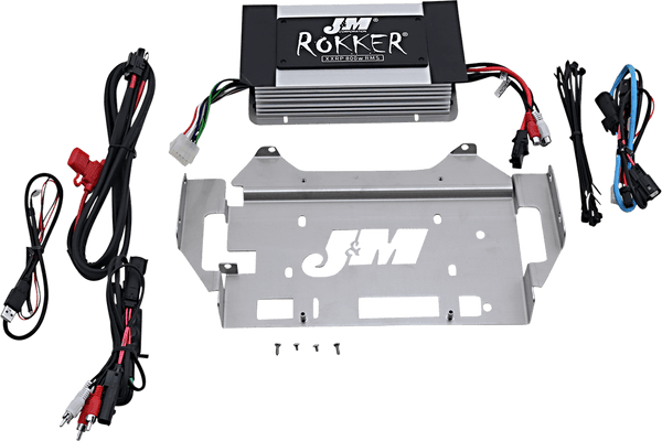 J&M JAMP-800HC14SGP Rokker 800W 4-Channel Programmable Amp Kits - sxspowersports