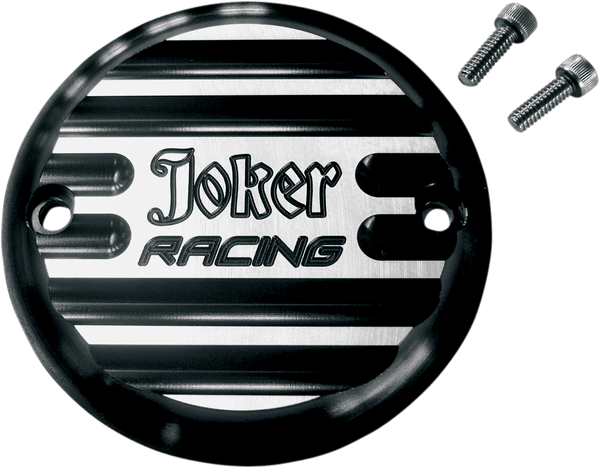 Joker Machine 02-98JFB Points Cover - Finned Joker Racing - Black Anodized - sxspowersports