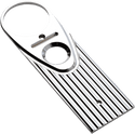 Joker Machine 04-20-2 Full Length-Style Finned King Dash Cover - Black Anodized/Silver - sxspowersports