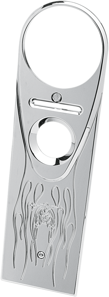 Joker Machine 04-20BM Full Length-Style Ball-Milled King Dash Cover - Chrome - sxspowersports