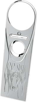 Joker Machine 04-20BM Full Length-Style Ball-Milled King Dash Cover - Chrome - sxspowersports