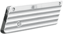 Joker Machine 04-50-1 Saddlebag Latch Covers - Finned - Chrome - sxspowersports