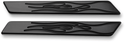 Joker Machine 04-502-1 Saddlebag Hinge Insert - Flames - Black - sxspowersports