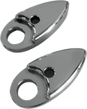 Joker Machine 05-55-2B Adapter Plates for Side Rail-Mount Marker Lights - Black - sxspowersports