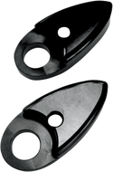 Joker Machine 05-55-2B Adapter Plates for Side Rail-Mount Marker Lights - Black - sxspowersports