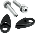 Joker Machine 05-55-3B Adapter Plates for Side Rail-Mount Marker Lights - Black - sxspowersports