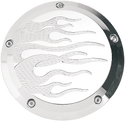 Joker Machine 06-99F Billet Derby Cover - Flame - sxspowersports