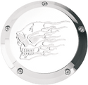 Joker Machine 06-99HH Billet Derby Cover - Hot Head Chrome - sxspowersports