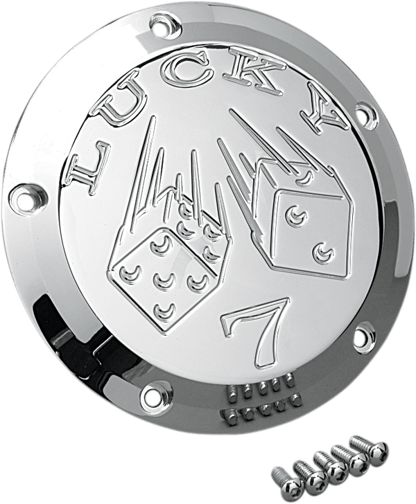 Joker Machine 06-99S Billet Derby Cover - Smooth Chrome - sxspowersports