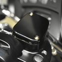 Joker Machine 08-004B Front Master Cylinder Cover - Smooth Black - sxspowersports