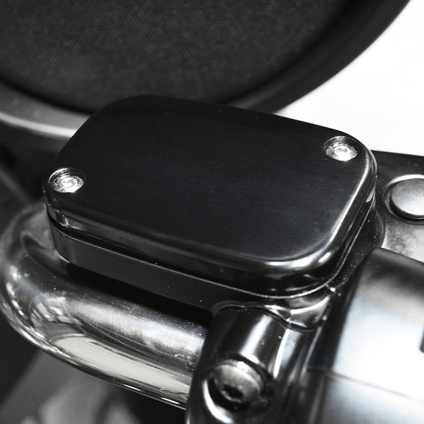 Joker Machine 08-004B Front Master Cylinder Cover - Smooth Black - sxspowersports