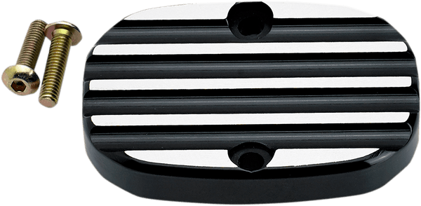 Joker Machine 08-01SB Rear Brake Master Cylinder Cover - Smooth - Black Anodized - sxspowersports