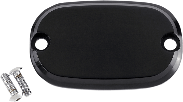 Joker Machine 08-01SB Rear Brake Master Cylinder Cover - Smooth - Black Anodized - sxspowersports