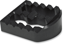 Joker Machine 08-58-2 Serrated Brake Pedal Cover - Raw Aluminum - sxspowersports