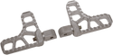 Joker Machine 08-62-7 Adjustable Serrated Heel Footpegs - Raw Aluminum - sxspowersports