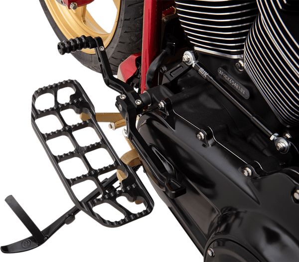 Joker Machine 08-640-1B Serrated Floorboards -Black Anodized - sxspowersports