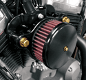 Joker Machine 10-201B High Performance Air Cleaner Assembly - Smooth Black Anodized - sxspowersports