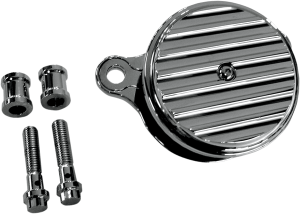Joker Machine 10-202C High Performance Air Cleaner Assembly - Finned Chrome - sxspowersports