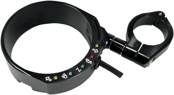 Joker Machine 10-307S Speedo Relocation Brackets with Easy Mount Clamp - Chrome - sxspowersports