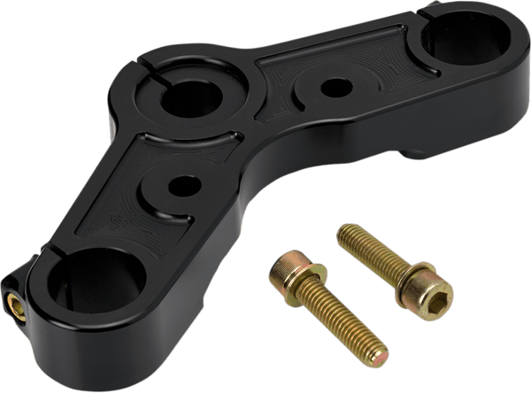 Joker Machine 10-333B Upper Triple Tree - Black Anodized - sxspowersports