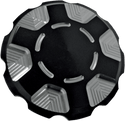 Joker Machine 10-442S Serrated Billet Gas Cap - Smooth - Clear Anodized - sxspowersports