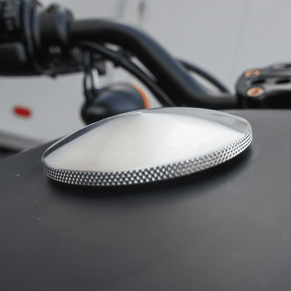 Joker Machine 10-444C Knurled Billet Gas Cap - Chrome Plated - sxspowersports