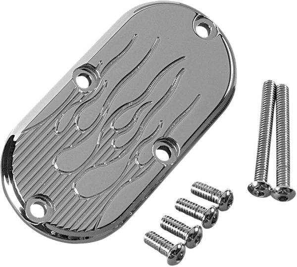 Joker Machine 921016C Billet Inspection Cover - Smooth - Chrome - sxspowersports