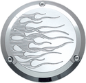 Joker Machine 921017FC Billet Derby Cover - Flame Chrome - sxspowersports