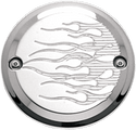 Joker Machine 921102FC Points Cover - Flame - Chrome - sxspowersports