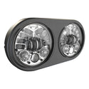 J.W. Speaker 553961 5.75in. LED Headlights - Chrome - sxspowersports