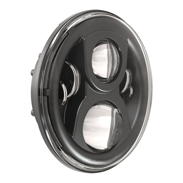 J.W. Speaker 554941 8700 EVO 2 Dual Burn Headlight without Mounting Ring - Black - sxspowersports