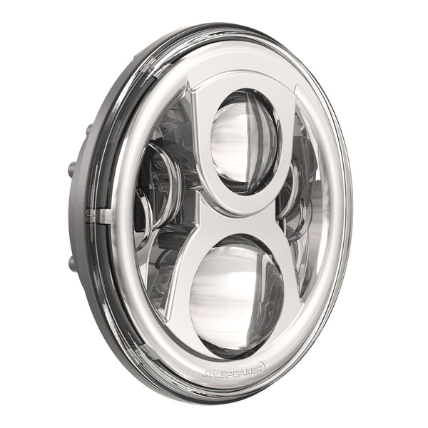 J.W. Speaker 554961 8700 EVO 2 Dual Burn Headlight without Mounting Ring - Chrome - sxspowersports
