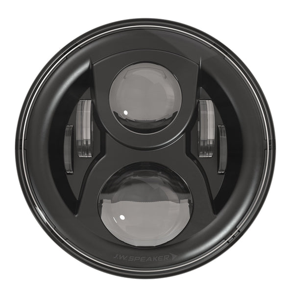J.W. Speaker 554981 8700 EVO 2 Dual Burn Headlight with Mounting Ring - Black - sxspowersports