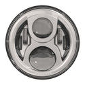 J.W. Speaker 554991 8700 EVO 2 Dual Burn Headlight with Mounting Ring - Chrome - sxspowersports