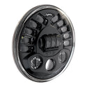 J.W. Speaker 555011 7in. 8790 LED Adaptive 2 Headlight without Mounting Ring - Black - sxspowersports