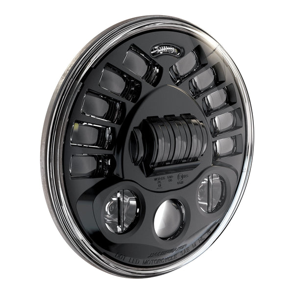 J.W. Speaker 555011 7in. 8790 LED Adaptive 2 Headlight without Mounting Ring - Black - sxspowersports