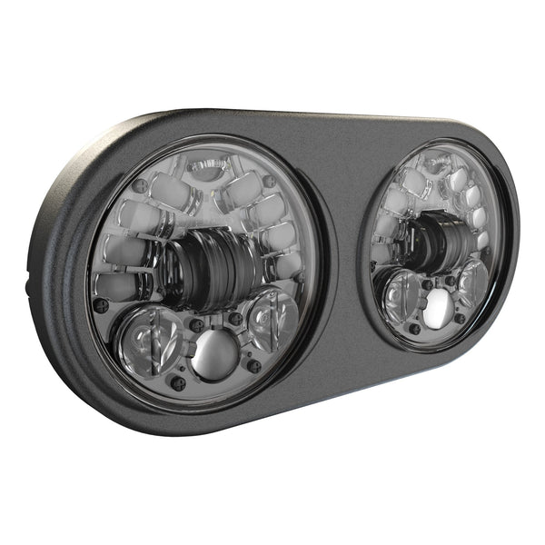 J.W. Speaker 555131 5.75in. 8692 LED Adaptive 2 Headlight - Black - sxspowersports