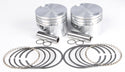 KB Performance KB258.010 Cast Piston Kit (80ci., Flat Top) - .010in. Oversize to 3.508in., 8.7:1 Compression - sxspowersports