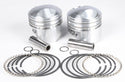 KB Performance KB263.020 Cast Piston Kit (74ci., Domed) - .020in. Oversize to 3.458in., 9:1 Compression - sxspowersports