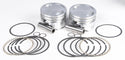 KB Performance KB272.005 Cast Piston Kit (1200cc Conversion, Dish Top) - .005in. Oversize to 3.503in., 10:1 Compression - sxspowersports