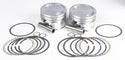 KB Performance KB272.005 Cast Piston Kit (1200cc Conversion, Dish Top) - .005in. Oversize to 3.503in., 10:1 Compression - sxspowersports